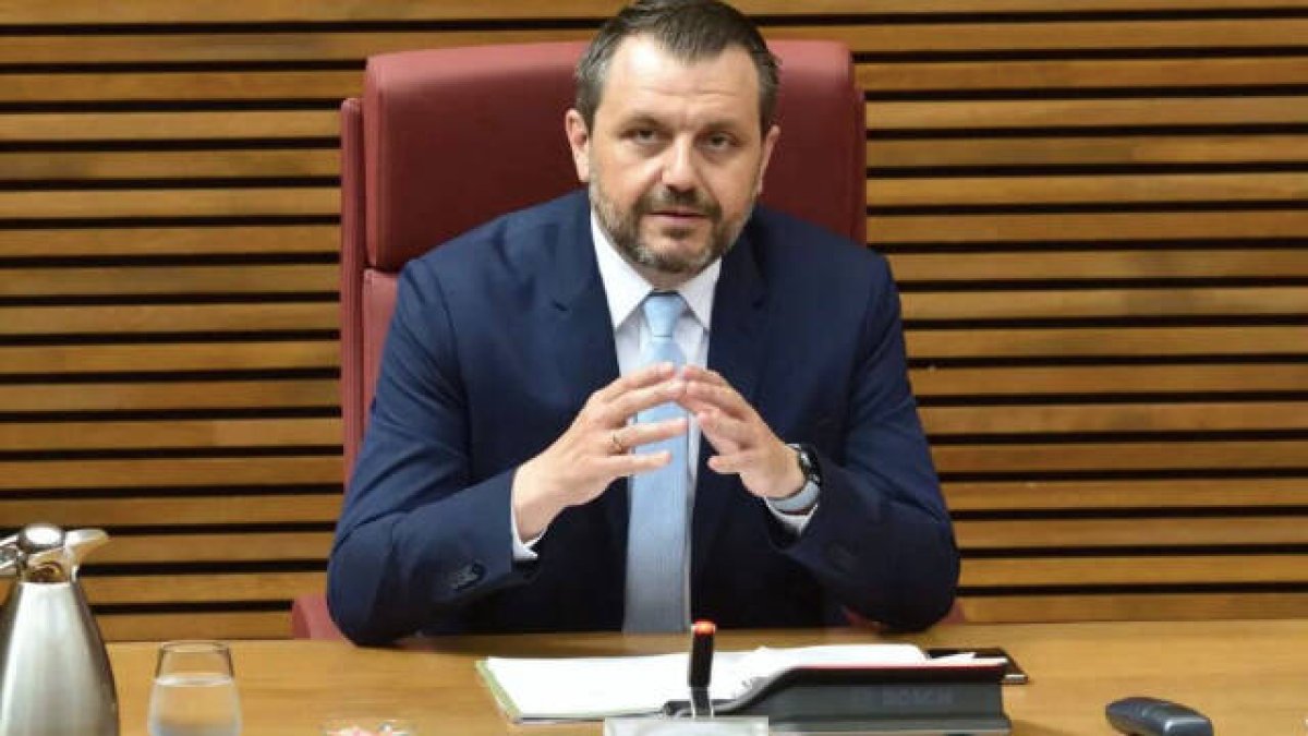 El presidente de Aerte, José María Toro, en su comparecencia