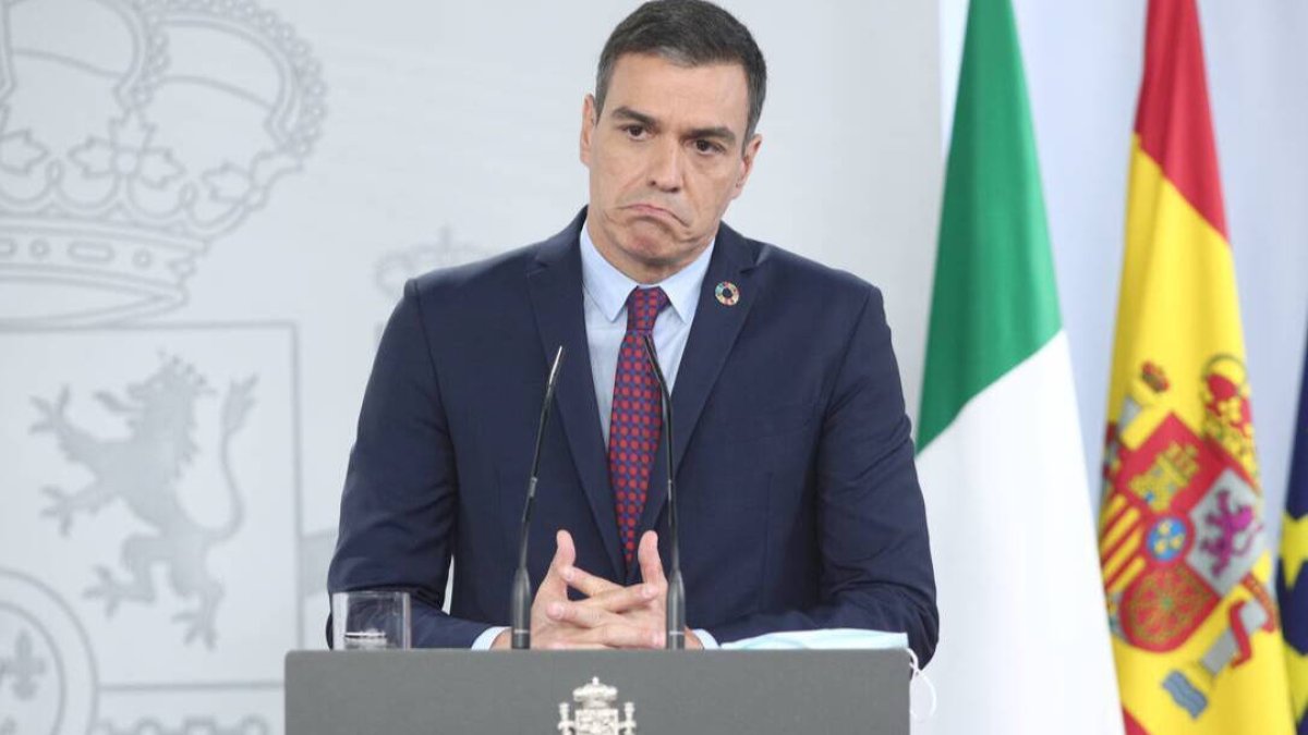El presidente del Gobierno, Pedro Sánchez