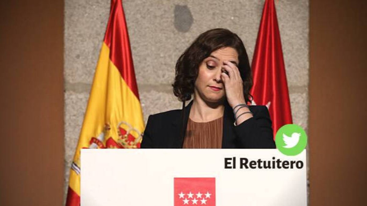 Ayuso, el pasado viernes