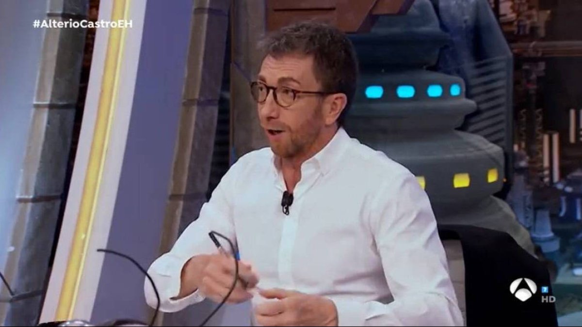Pablo Motos presentando 
