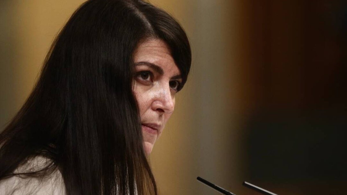 La portavoz de Vox en el Congreso, Macarena Olona