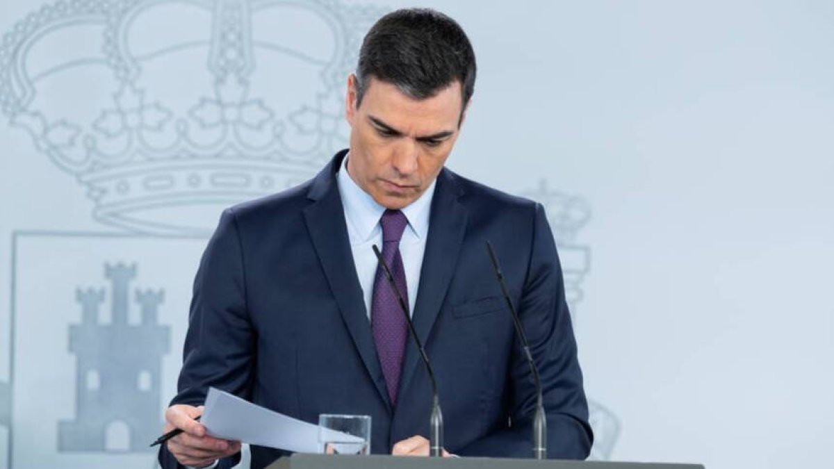 Pedro Sánchez, en Moncloa