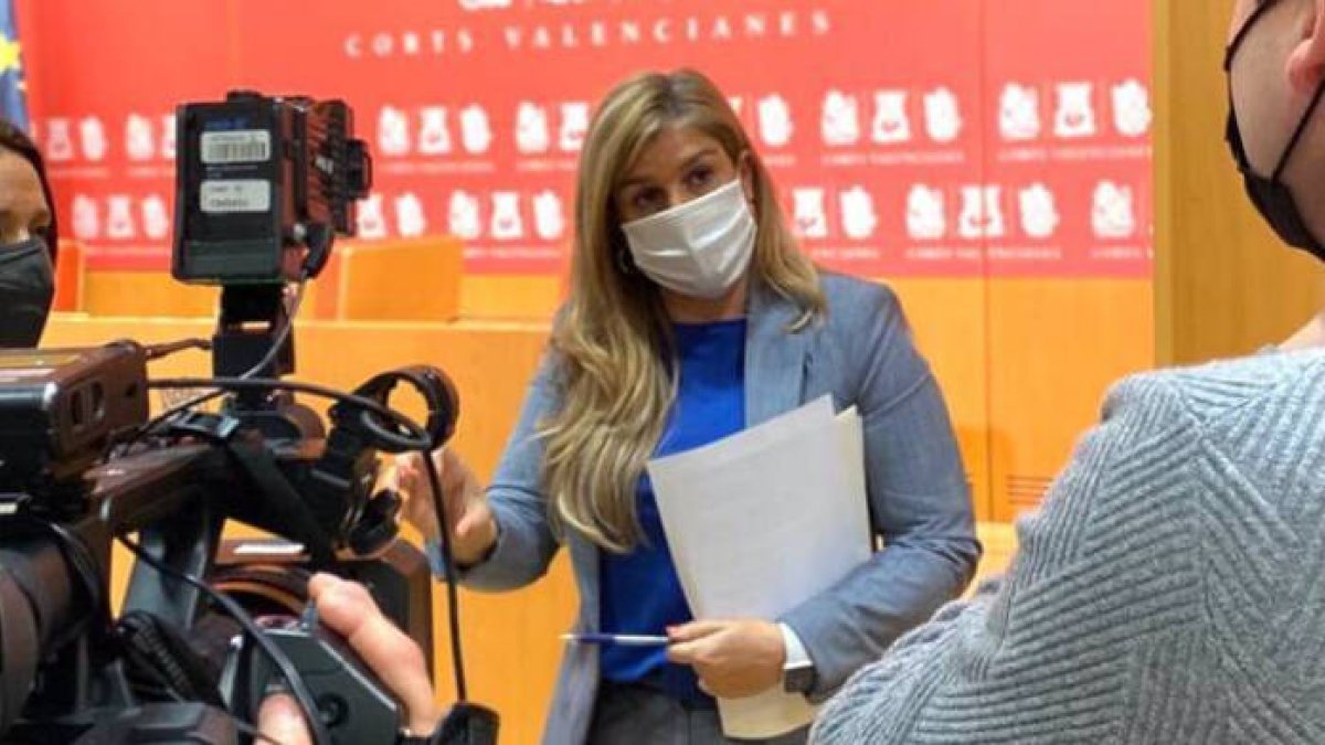 Eva Ortiz ha anunciado hoy la querella contra el hermano del president