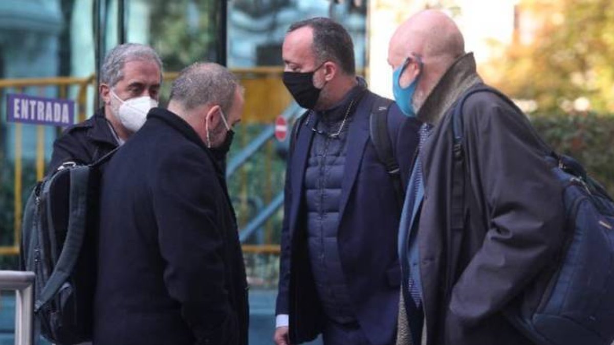 El exnúmero dos de Interior antes de entrar en el careo con su antiguo jefe.