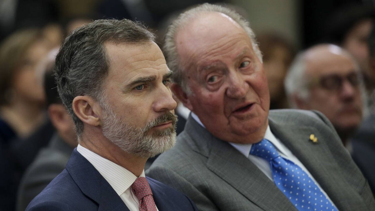 El Rey Felipe y el Rey Juan Carlos