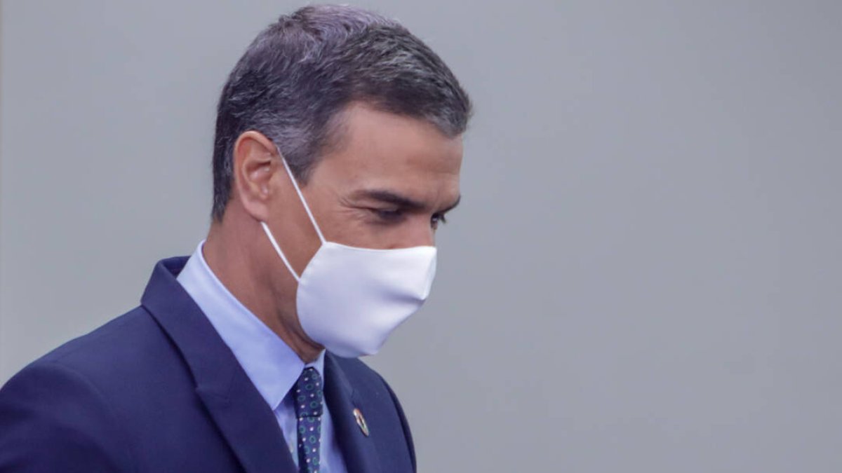 Pedro Sánchez el martes en La Moncloa.