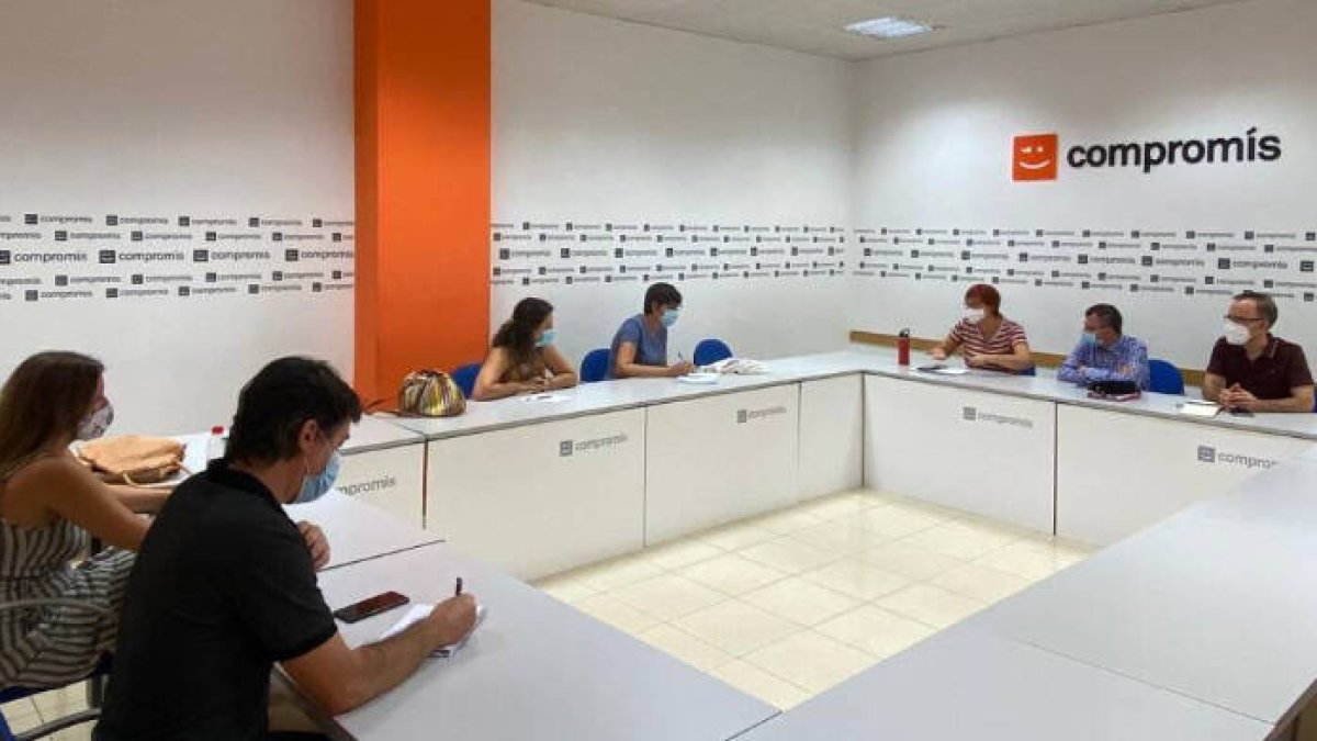 Reunión de hoy entre Compromís y Unides Podem