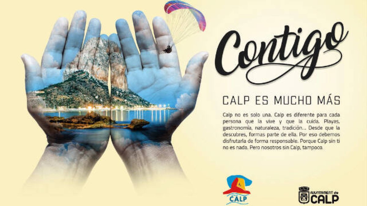 Cartel de la nueva campaña de Calp.