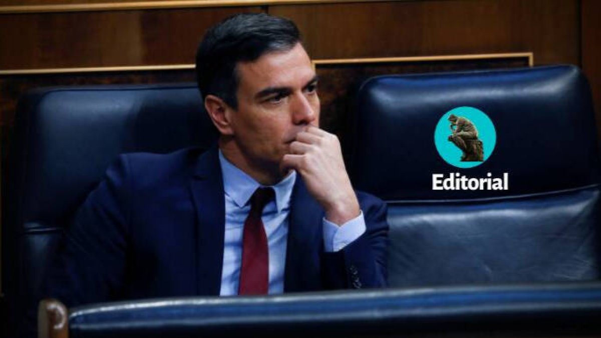 Pedro Sánchez, en el Congreso