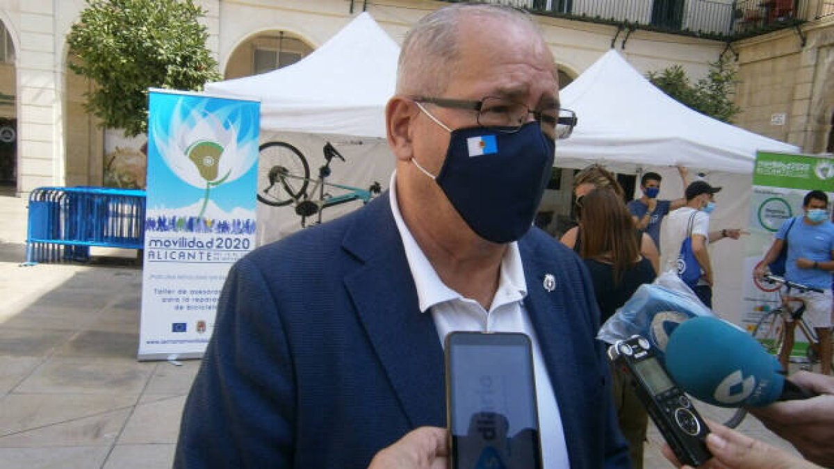 Jo´se Ramón González se ha mostrado satisfecho con la participación en la Semana Europea de la Movilidad / FOTO: O. Avellán