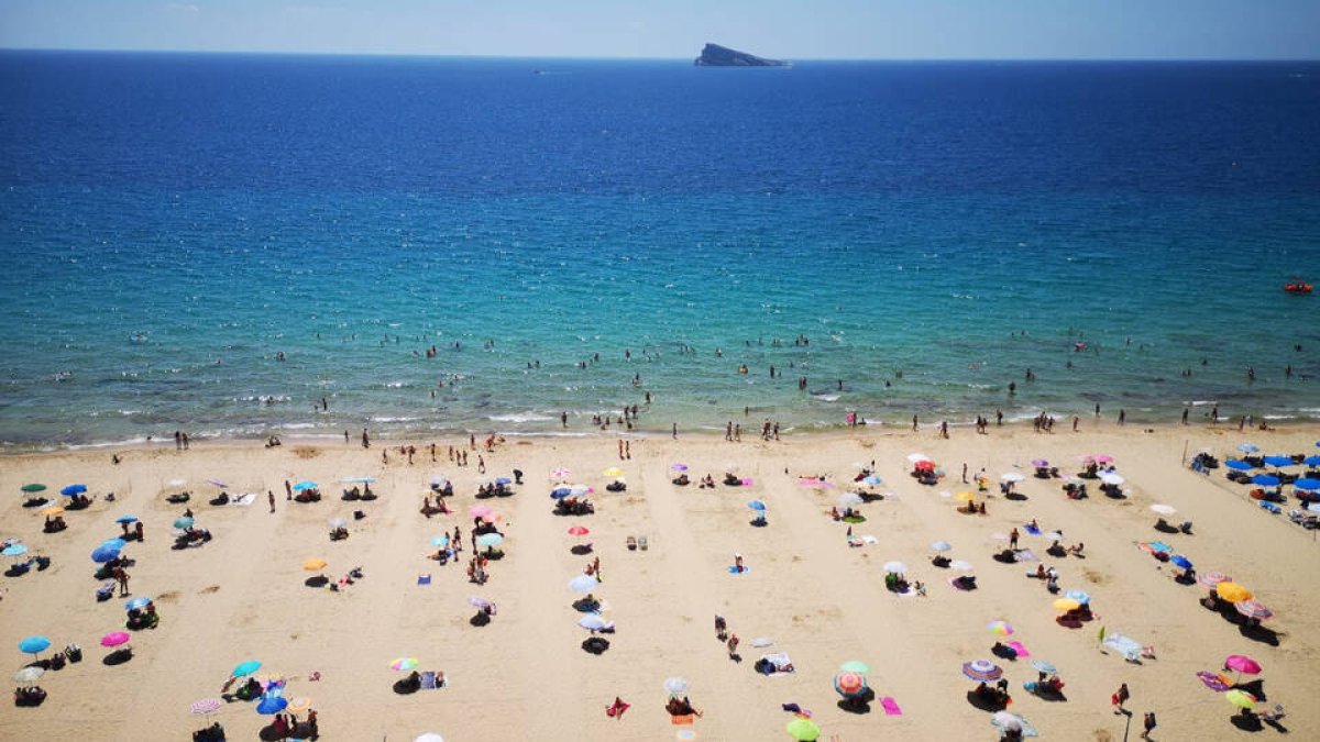 Playa de Benidorm.