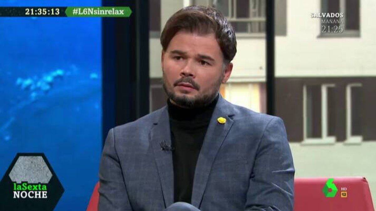 Gabriel Rufián en La Sexta Noche