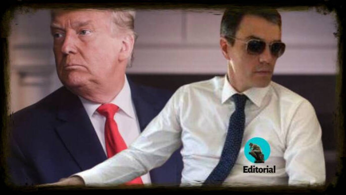 Pedro Sánchez y Donald Trump