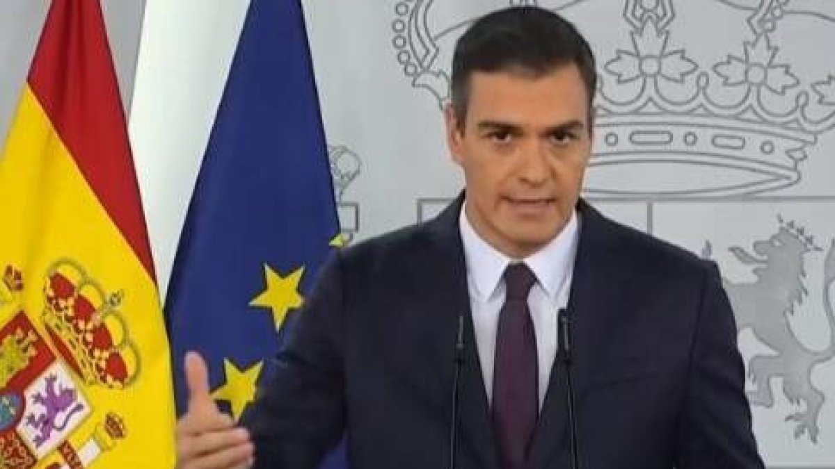 El presidente del Gobierno, Pedro Sánchez