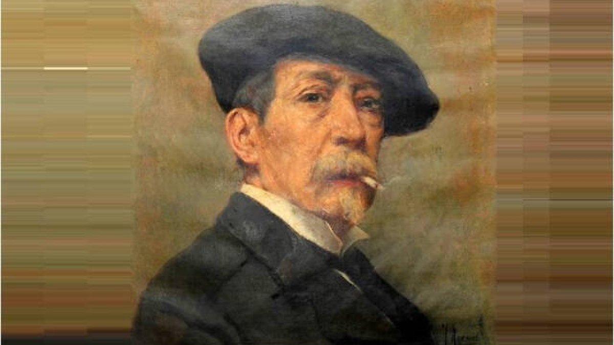 Autorretrato de Agrasot que conservan sus herederos