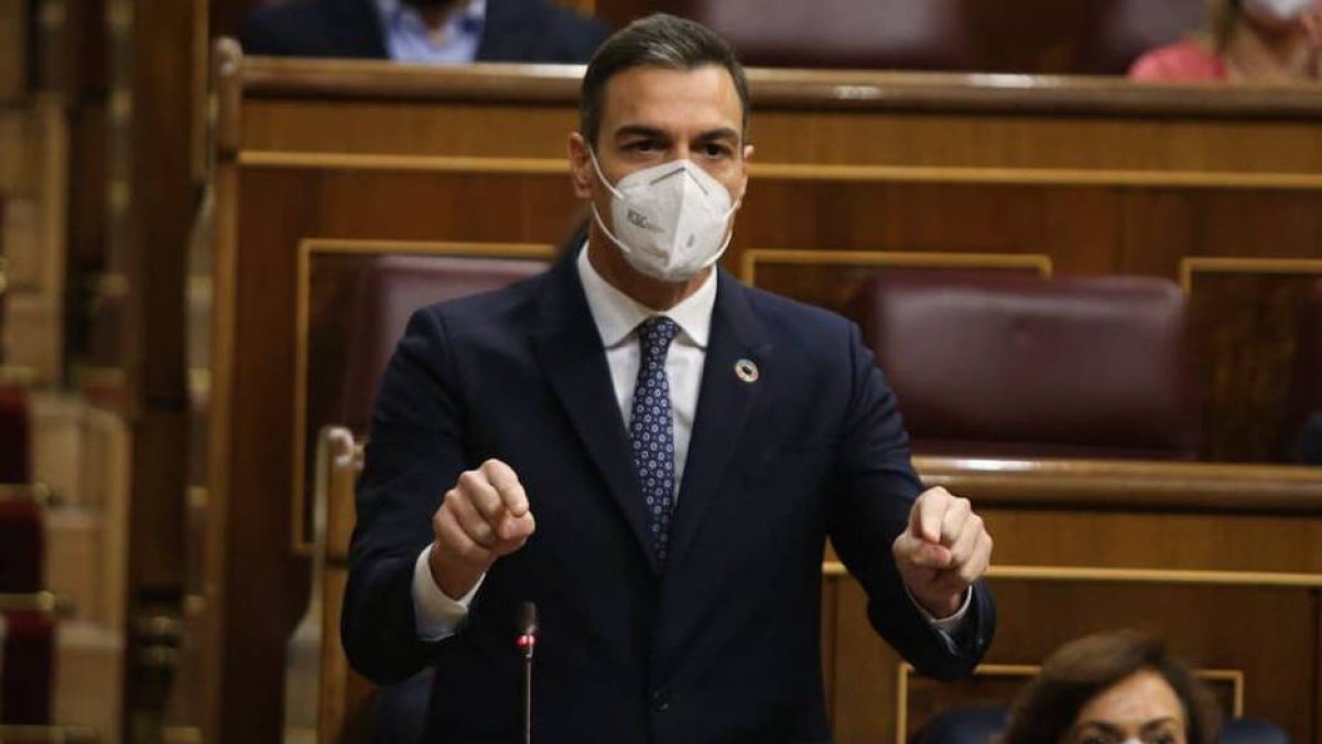 El presidente del Gobierno, Pedro Sánchez