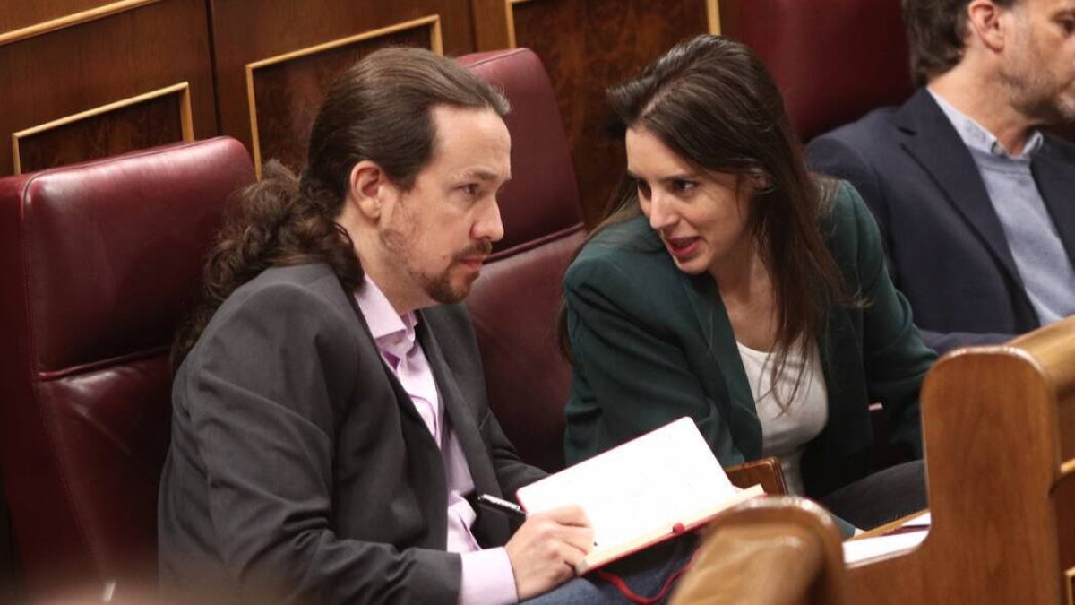 Pablo Iglesias e Irene Montero