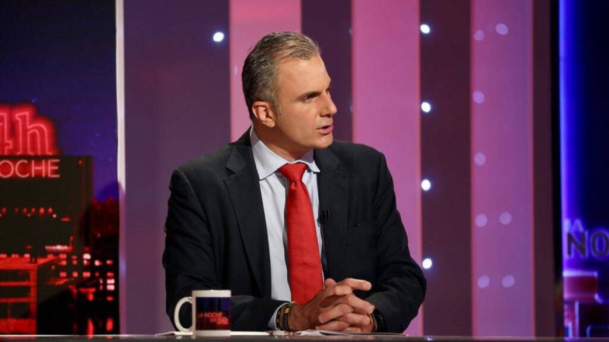 Ortega Smith, la semana pasada en TVE