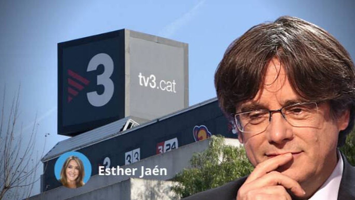 Puigdemont, y la central de TV3