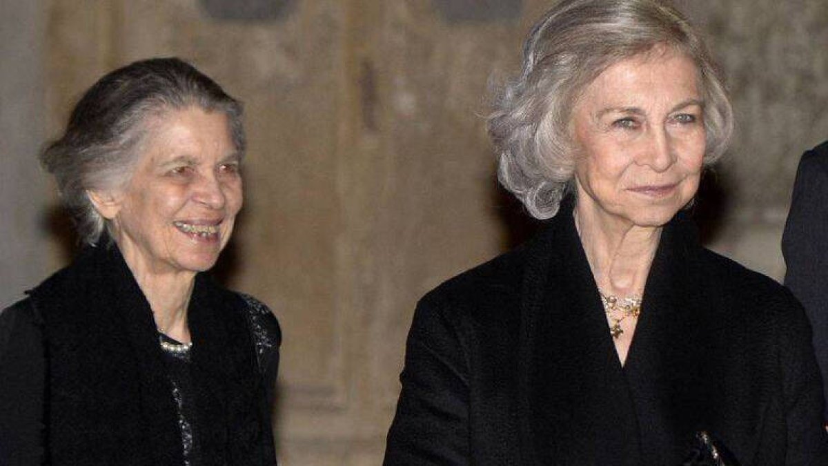 Irene y Sofía de Grecia.