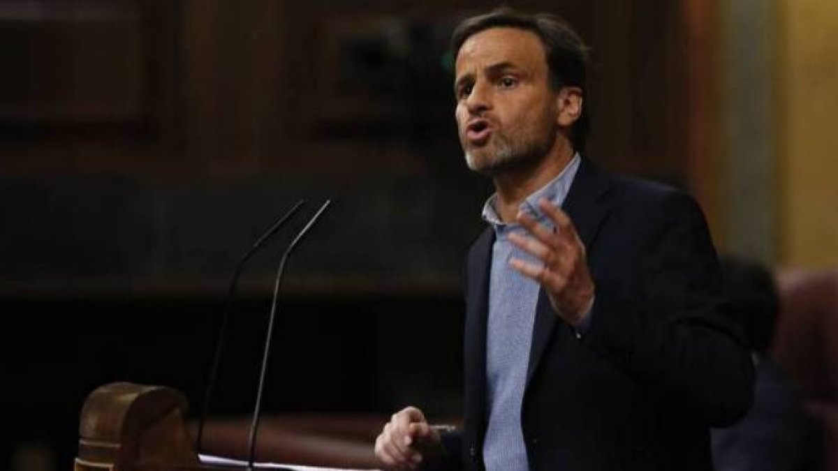El presidente del Grupo Parlamentario de Unidas Podemos, Jaume Asens.
