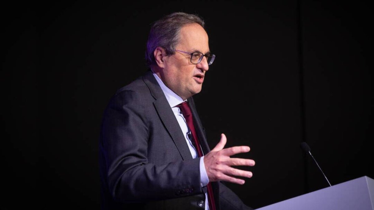El presidente de la Generalitat, Quim Torra