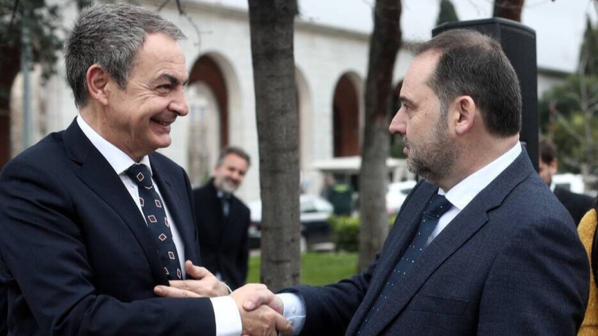 Zapatero y Ábalos en una imágen de archivo