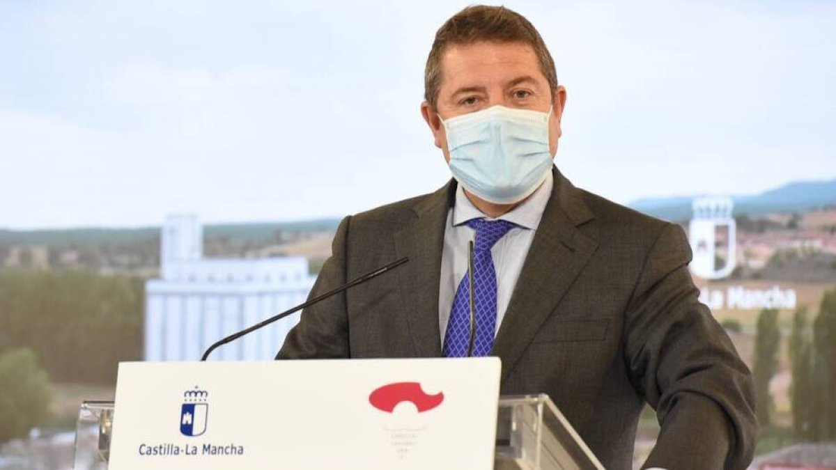 El presidente de Castilla-La Mancha, Emiliano García Page