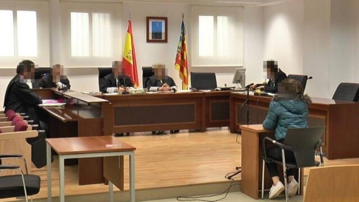 Foto de archivo de un juicio en la Audiencia Provincial de Alicante