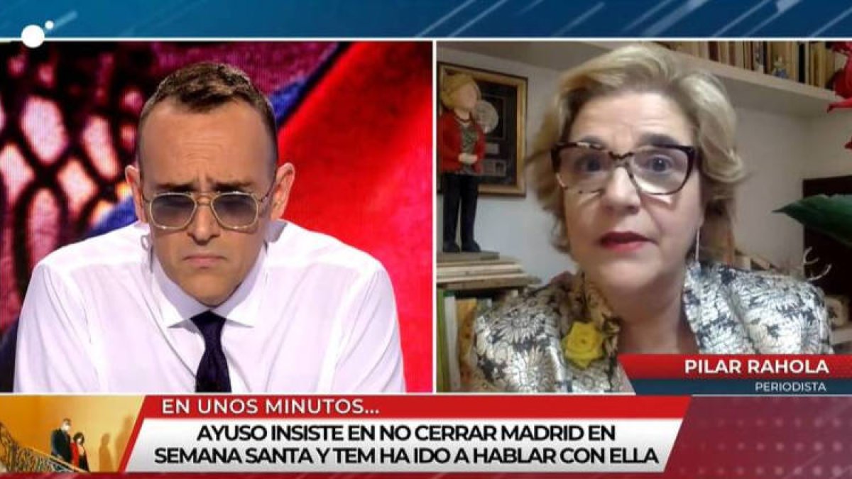 Risto Mejide y Pilar Rahola