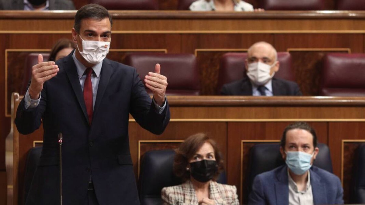 El presidente del Gobierno, Pedro Sánchez