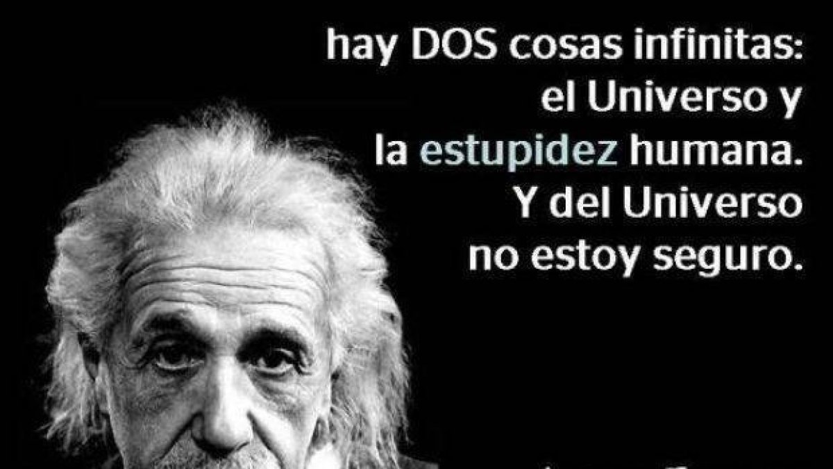 Einstein y la gilipollez