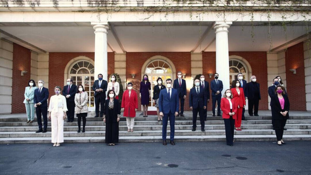 El posado oficial del renovado Consejo de Ministros.