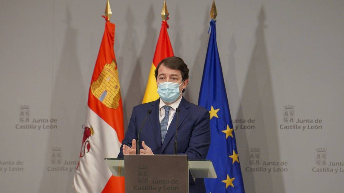 El presidente de la Junta de Castilla y León, Alfonso Fernández Mañueco.
