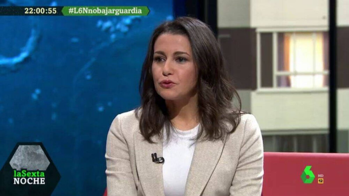 Inés Arrimadas, en La Sexta Noche