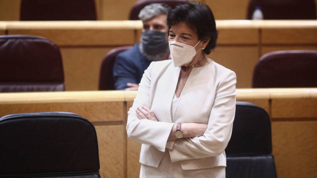 La ministra de Educación, Isabel Celaá