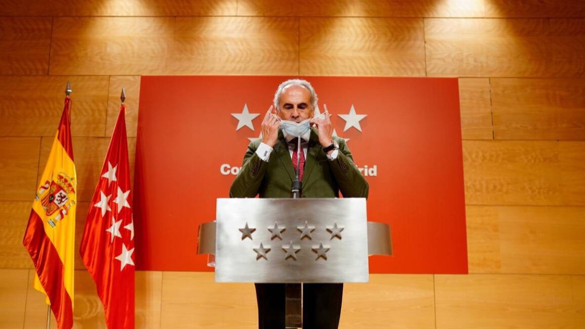 El consejero de Sanidad de Madrid, Enrique Ruiz Escudero.