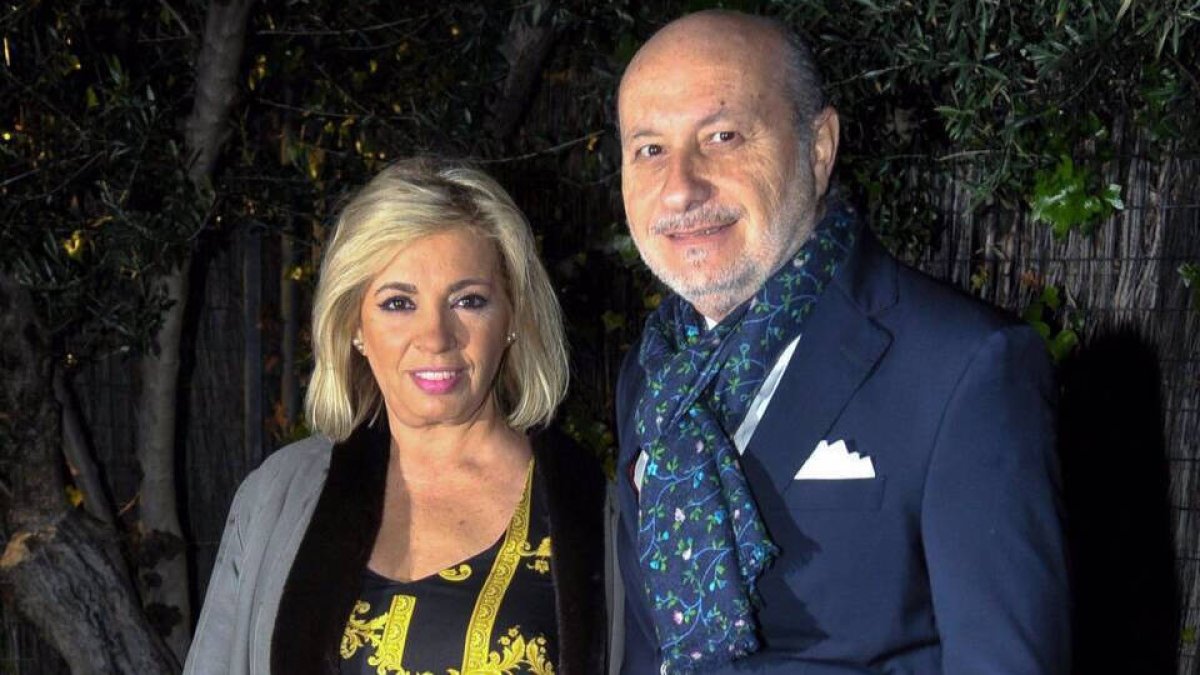 Carmen Borrego y su marido.