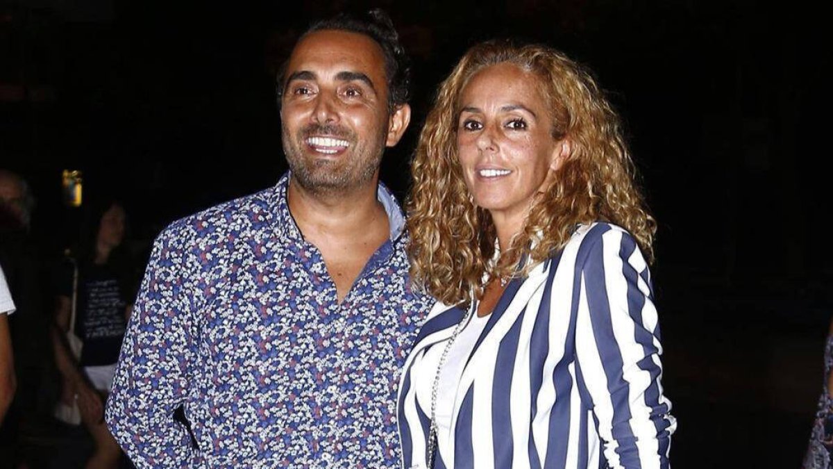 Fidel Albiac junto a Rocío Carrasco