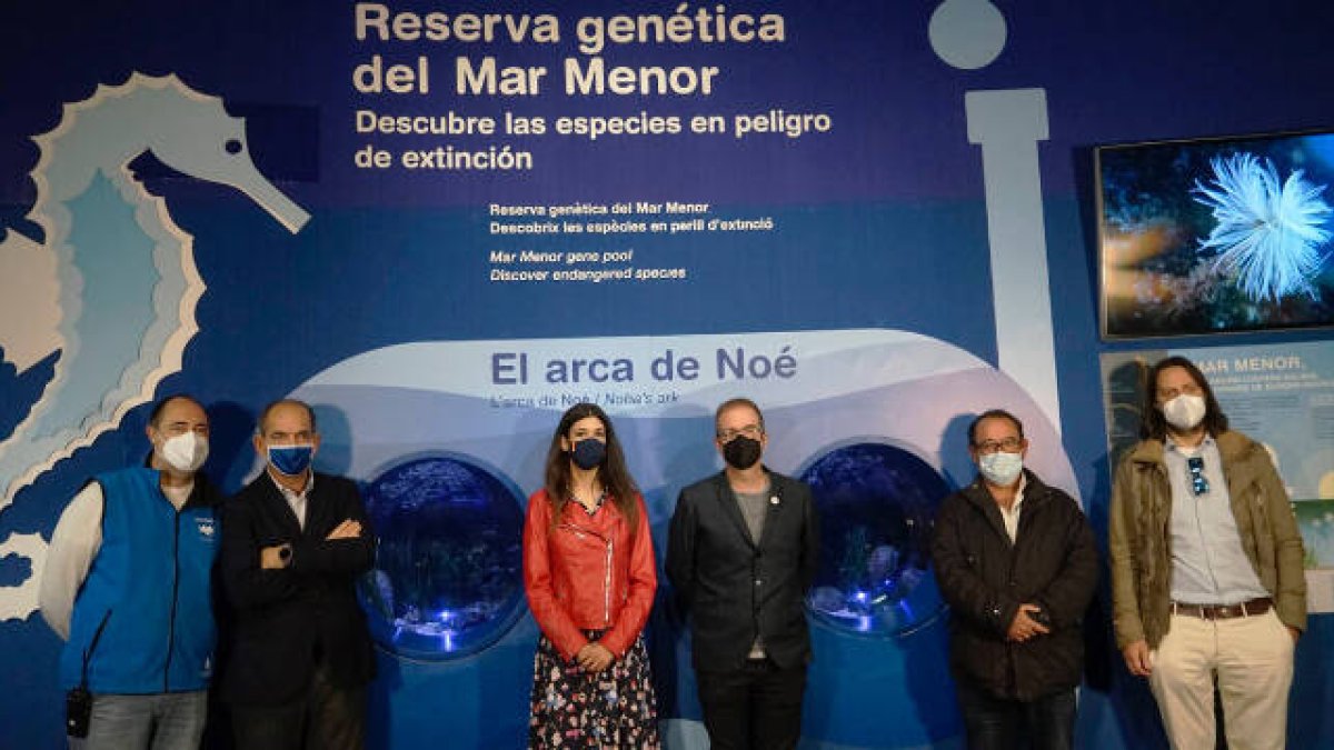 Inauguración de la exposición del Mar Menor.