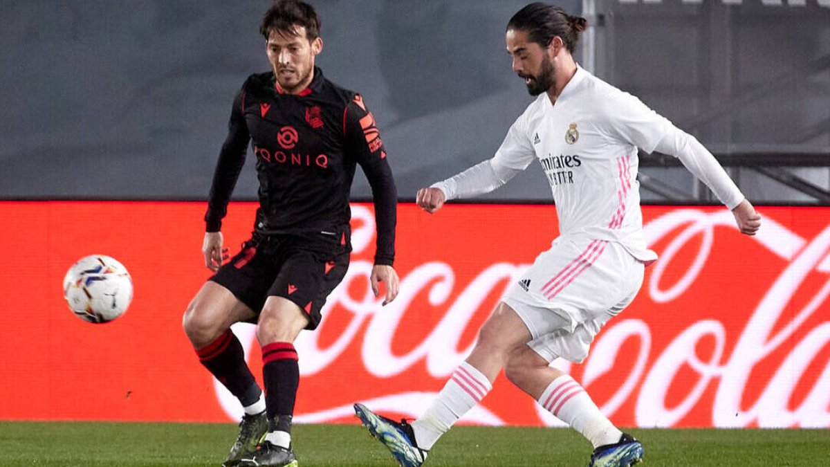 Isco, en el encuentro ante la Real Sociedad.
