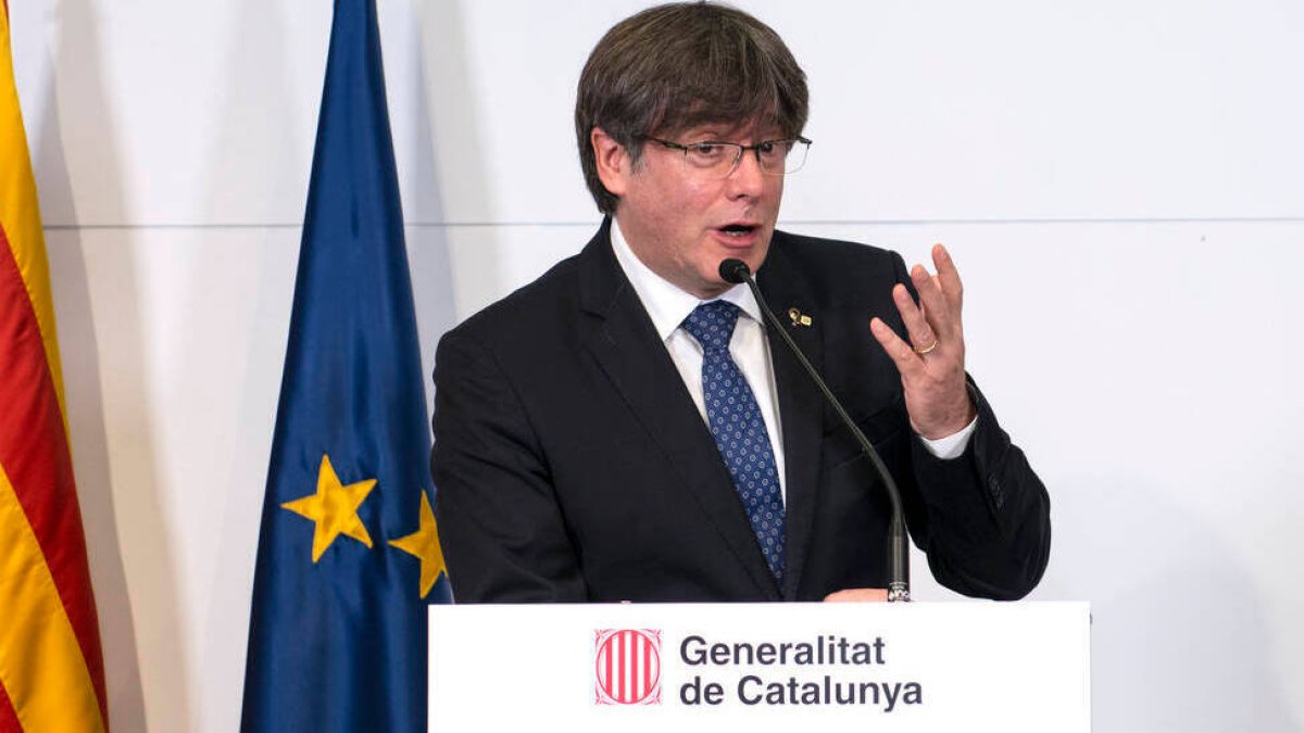 Carles Puigdemont, expresidente de Cataluña