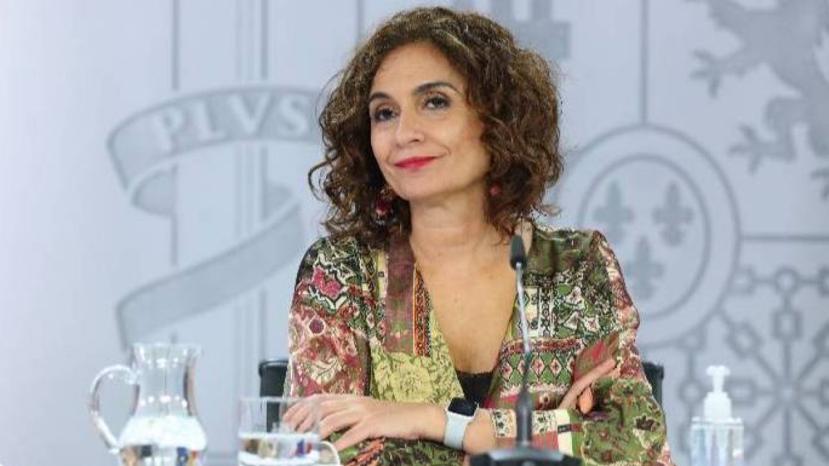 La ministra portavoz, este martes en la rueda de prensa tras el Consejo de Ministros.