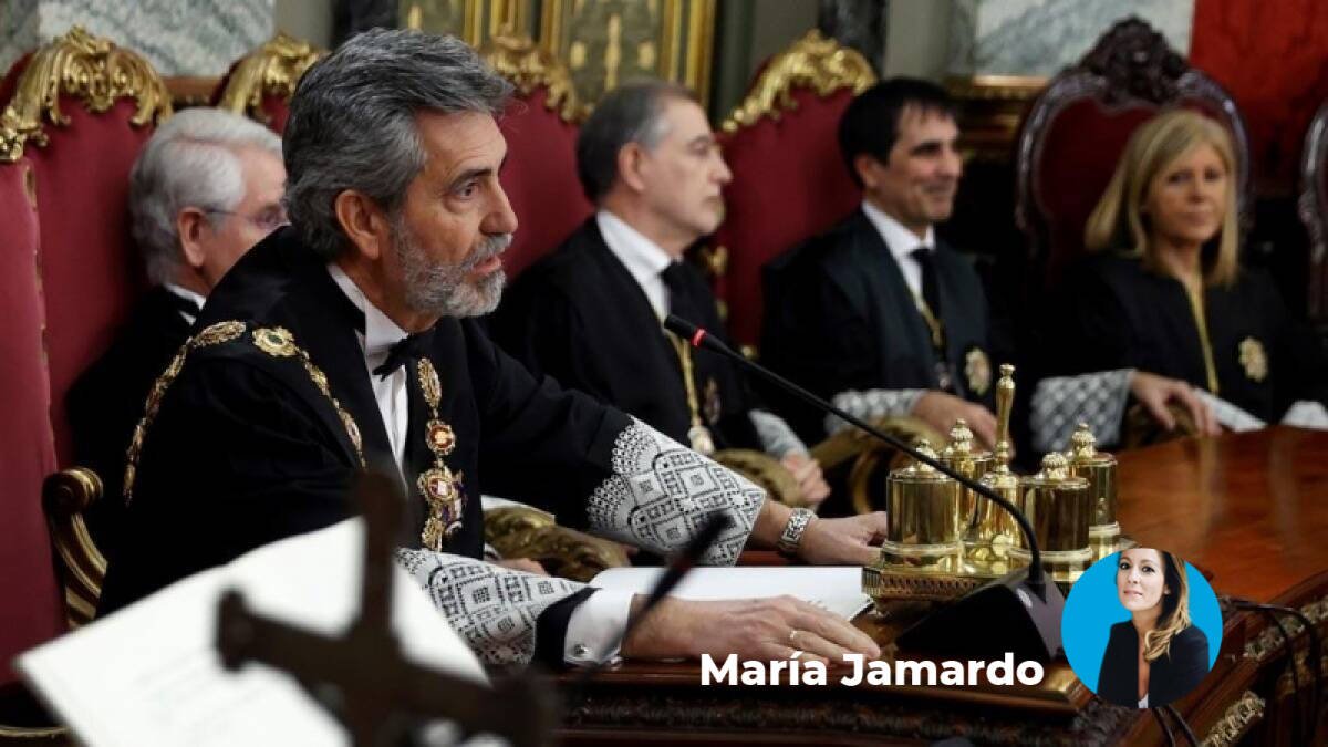 El aún presidente del CGPJ y del Tribunal Supremo.