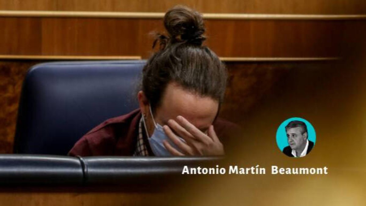 Pablo Iglesias, en el Congreso