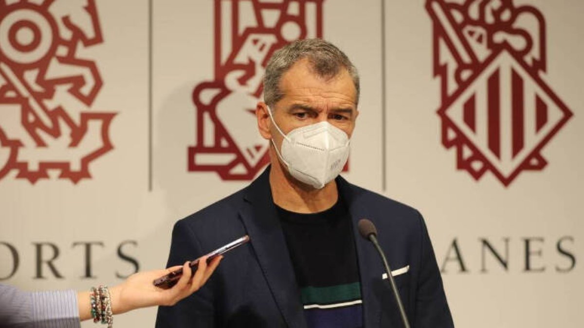 Toni Cantó, síndic de Ciudadanos que ha presentado la declaración institucional