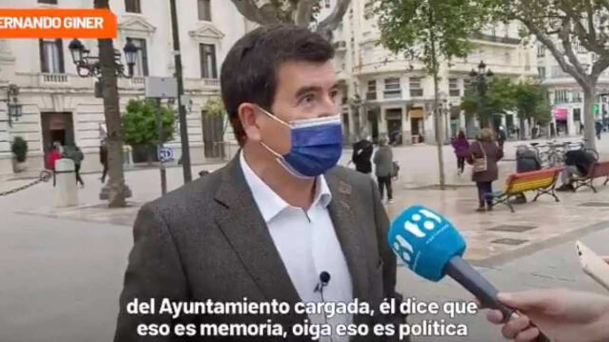 Fernando Giner acusa a Joan Ribó de 'politizar' Valencia