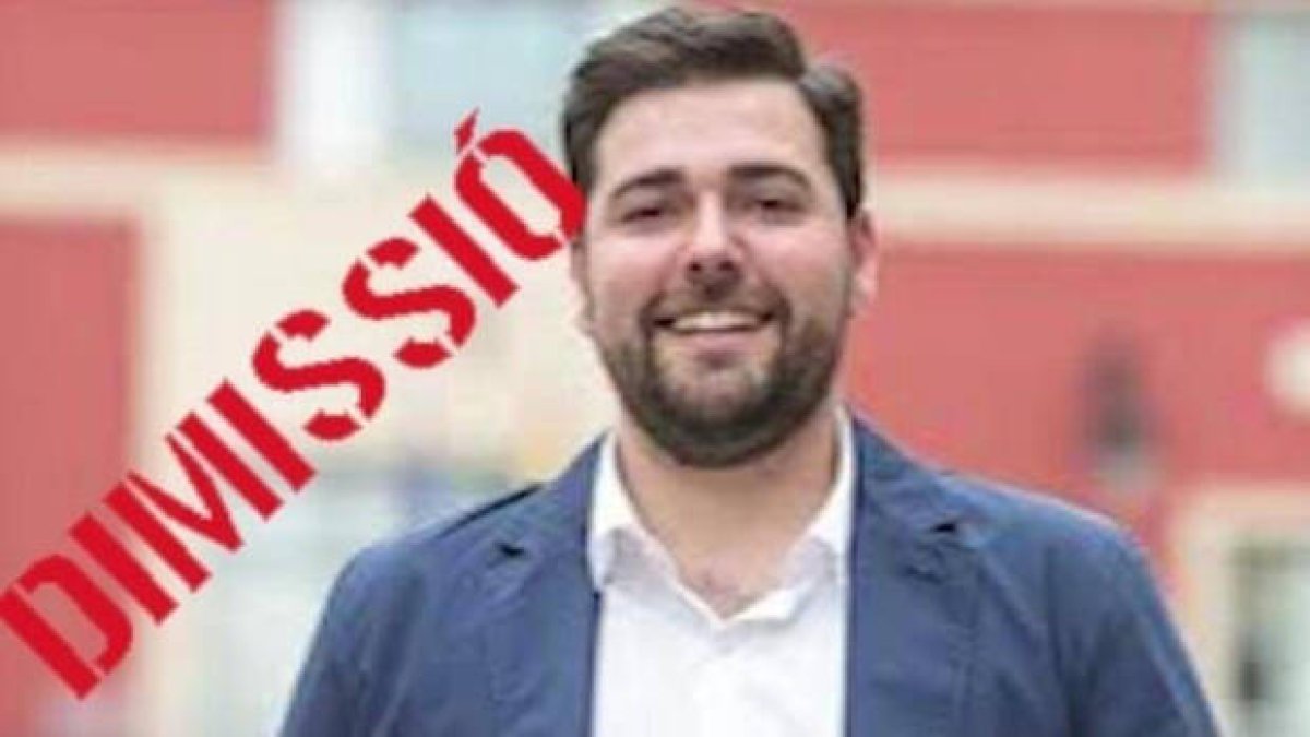 Cartel pidiendo la dimisión de Fran López que ha hecho circular la oposición