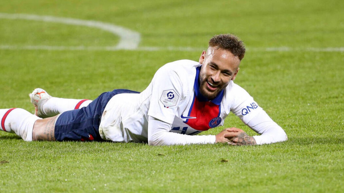 Neymar, durante uno de los últimos encuentros con el PSG.