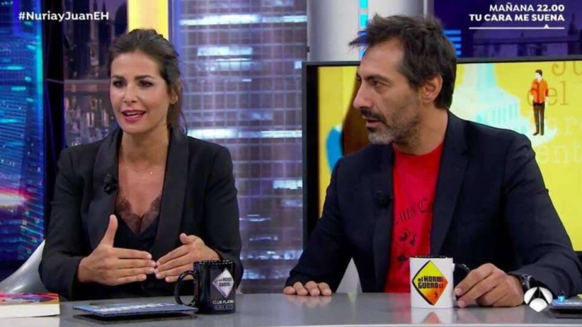 Nuria Roca y Juan del Val, en El Hormiguero